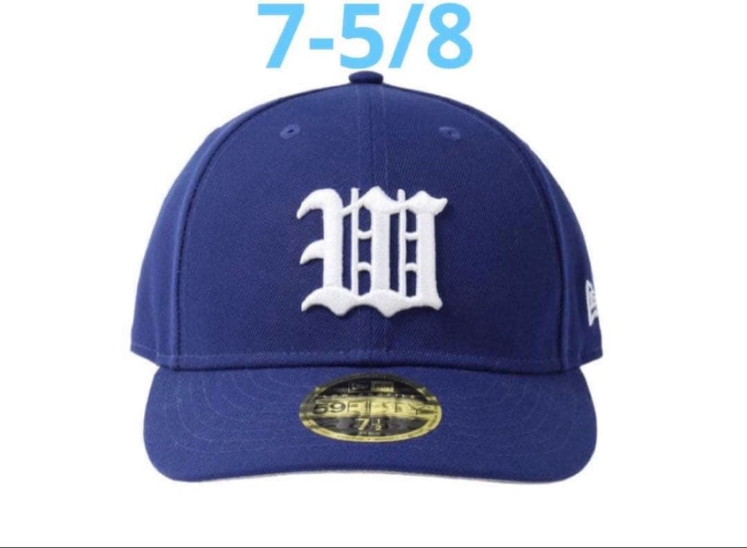 WACKO MARIA Low Profile 59FIFTY ブルー WACKO MARIA/NEW ERA / Low Profile 59FIFTY（BLUE）［LP 59FIFTY