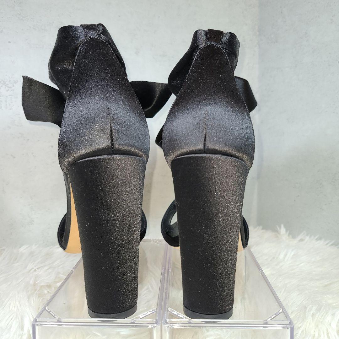 MANLO BLAHNIK】MISAM サテンリボン ハイヒールサンダル - メルカリ