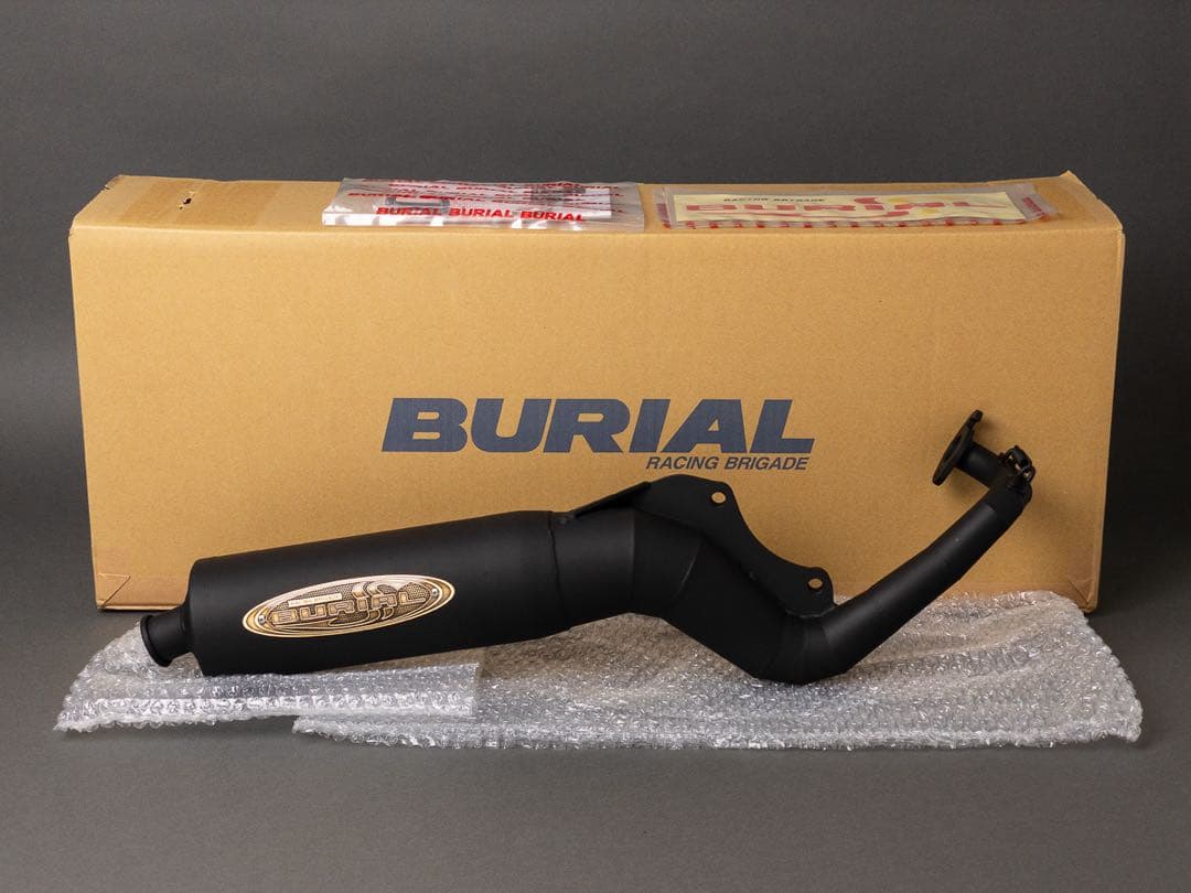 p*a様 BURIAL ステルスサイレンサーチャンバー スズキ レッツ/レッツI rb-works製☆スズキZZ/レッツII用☆レーシングチャンバー サイレンサー