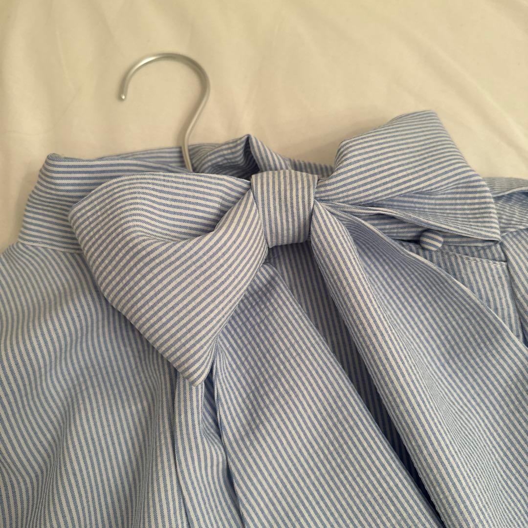 Bibiy. RIBBON CUFFS BLOUSE - メルカリ