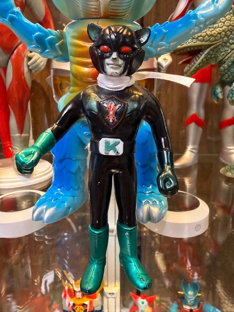 当時物】バトルフィーバーJ ポピー ソフビ 5体セット 昭和レトロ 特撮