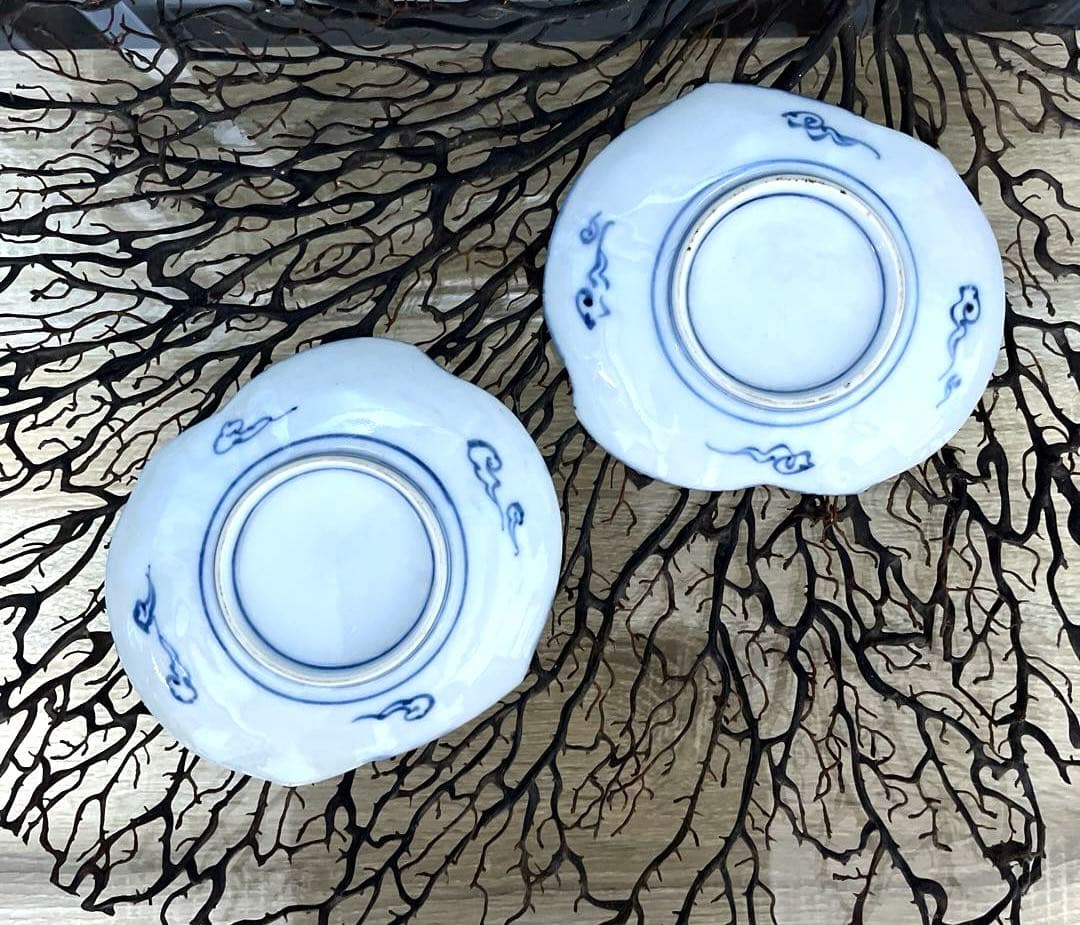 骨董 古伊万里 瀬戸 変形皿 壺型 甕型 青磁 膾皿 向付 平皿