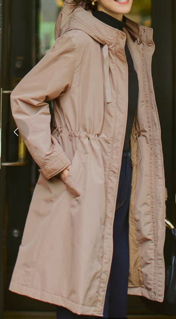 マジカルサーモ・グログランコート　S トーブ　ドゥクラッセ マジカルサーモ・グログランコート／立体フード/DoCLASSE