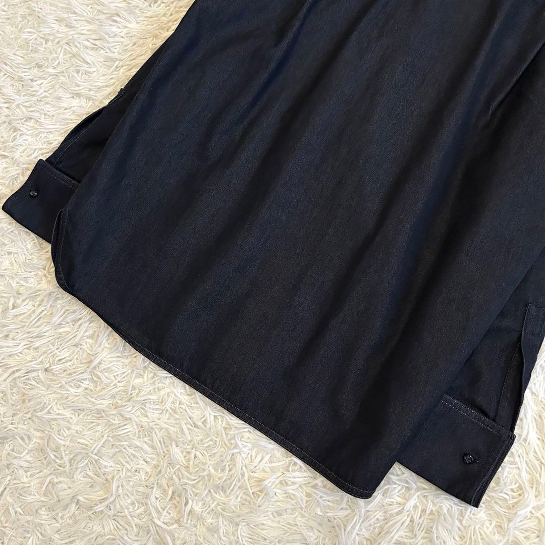 極美品✨マックスマーラ 白タグ コットン デニムシャツ イタリア製