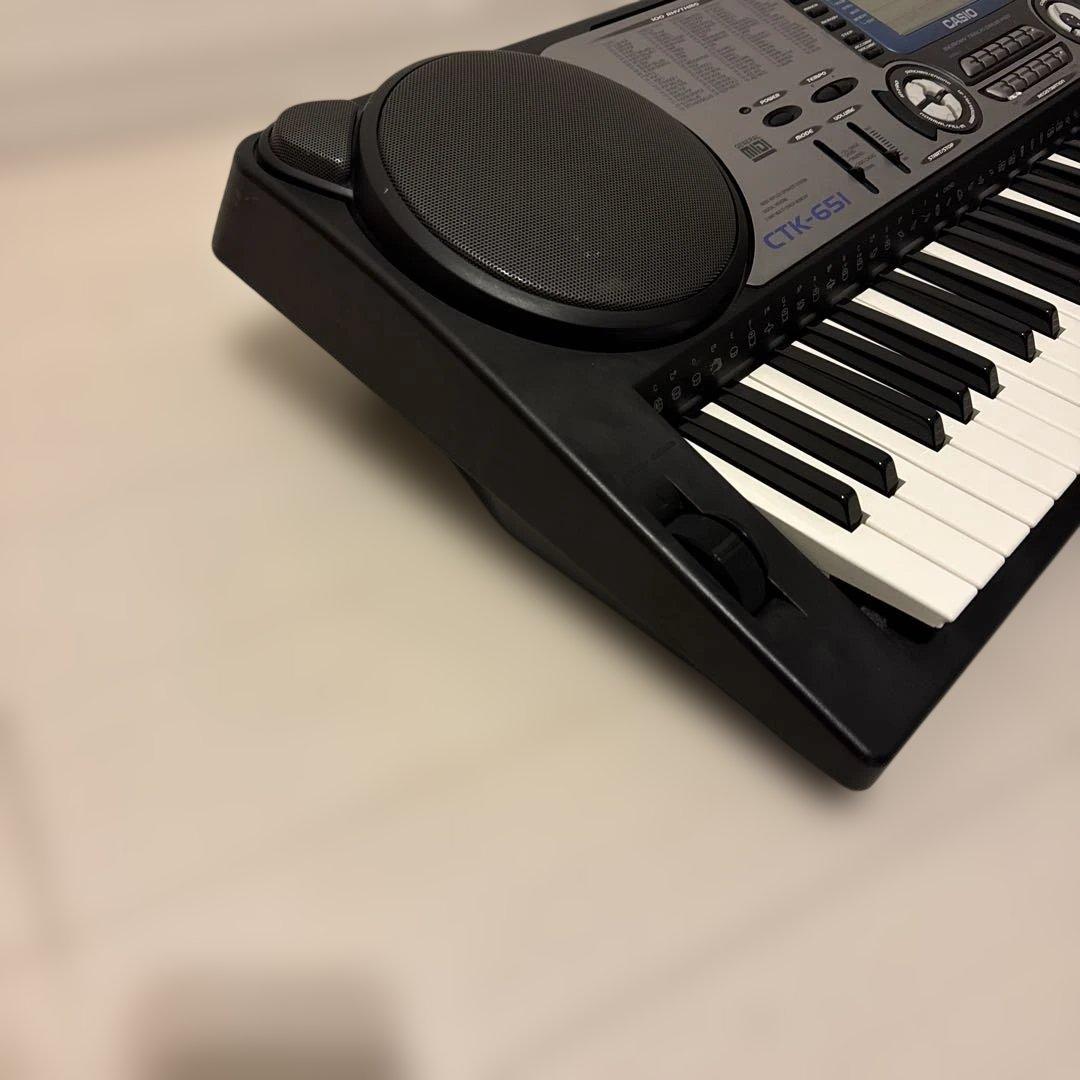 美品】CASIO CTK-651 電子キーボード ハイグレードモデル 動作品
