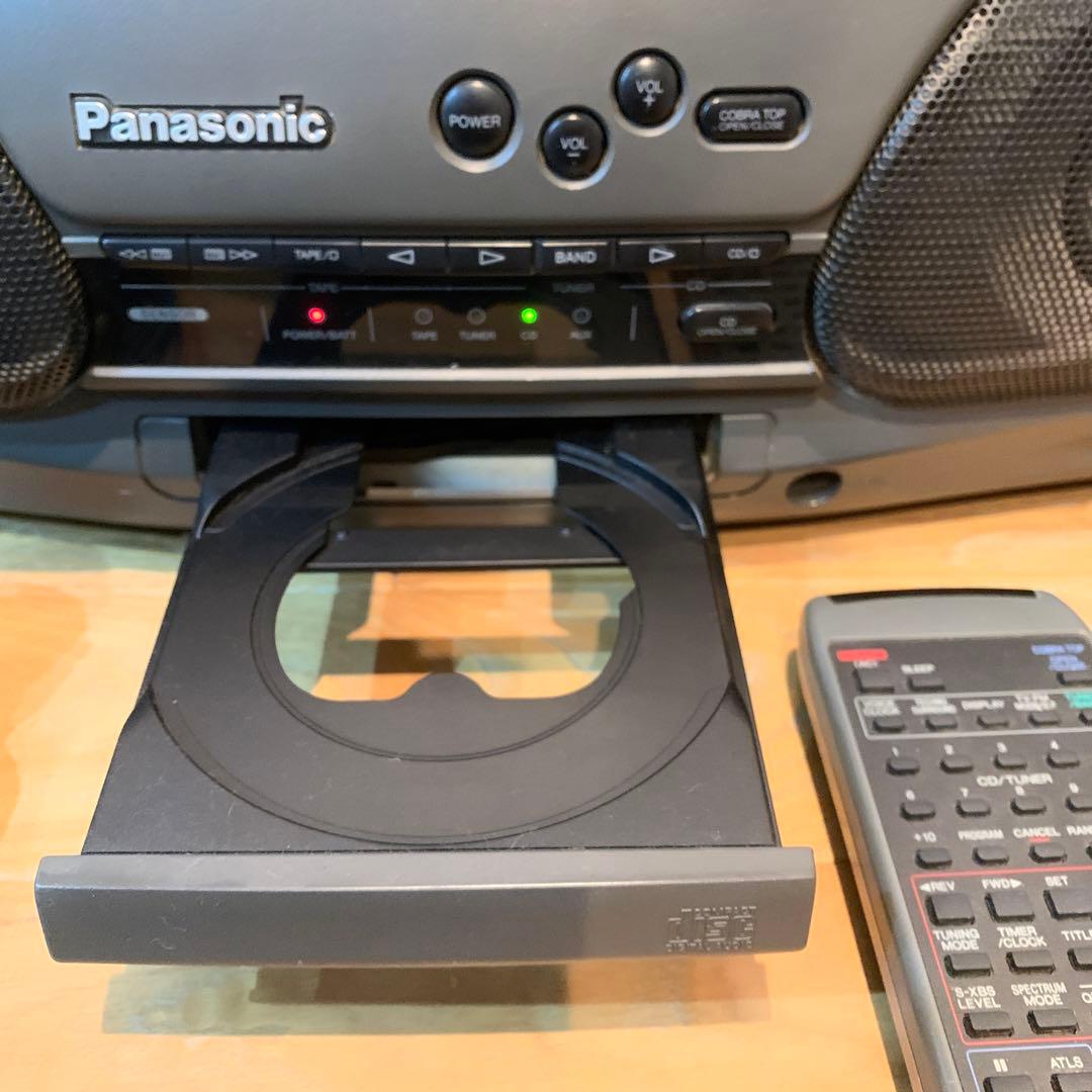 Panasonic RX-DT909 コブラトップCDラジカセ 純正リモコン付き - メルカリ