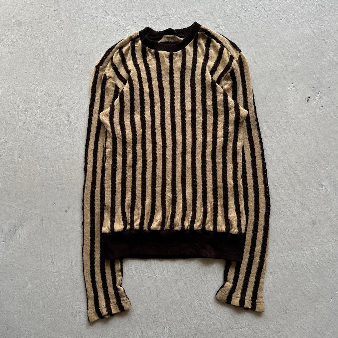 00s d&g dolce&gabbana stripe knit ストライプ STRIPE KNIT CARDIGAN – F-LAGSTUF-F