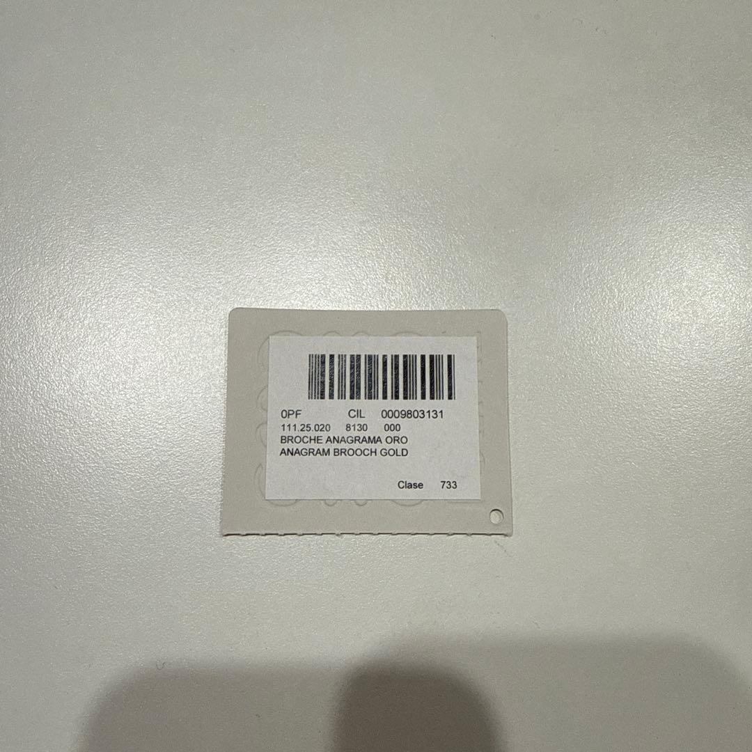 レディババ様専用】LOEWE アナグラムブローチ ゴールド