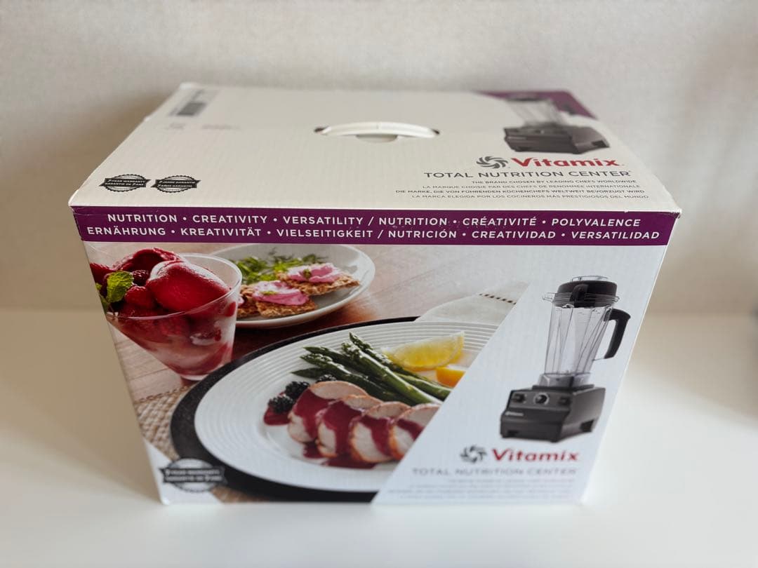 美品！ホワイトカラー Vitamixレシピブック付き/2018年東急百貨店で