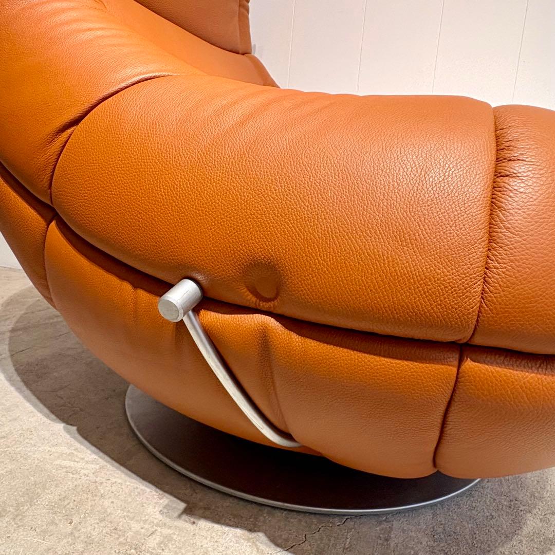 de sede スイス製 レザー ラウンジチェア - メルカリ