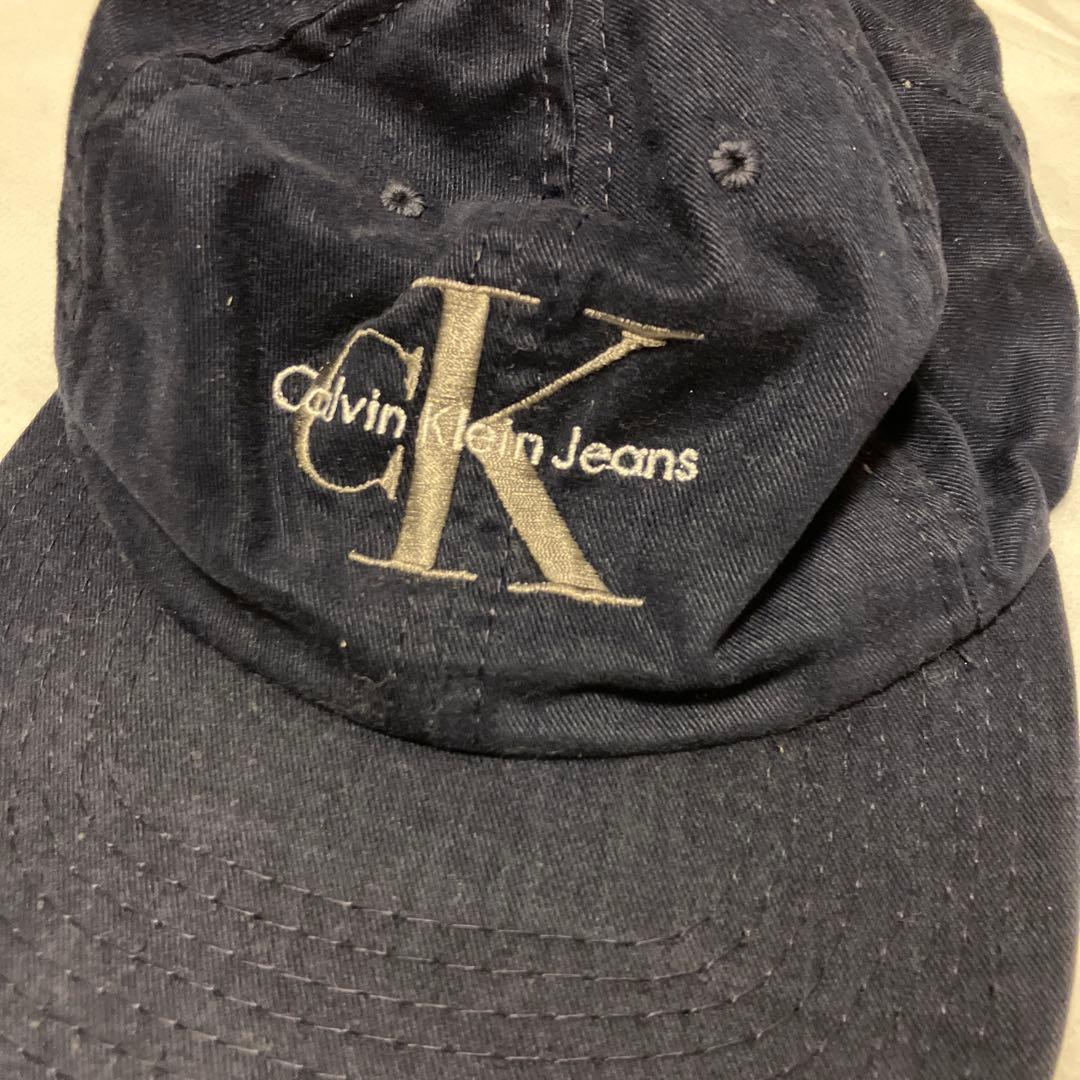 90s Calvin Klein Jeans ネイビーキャップ アメリカ製
