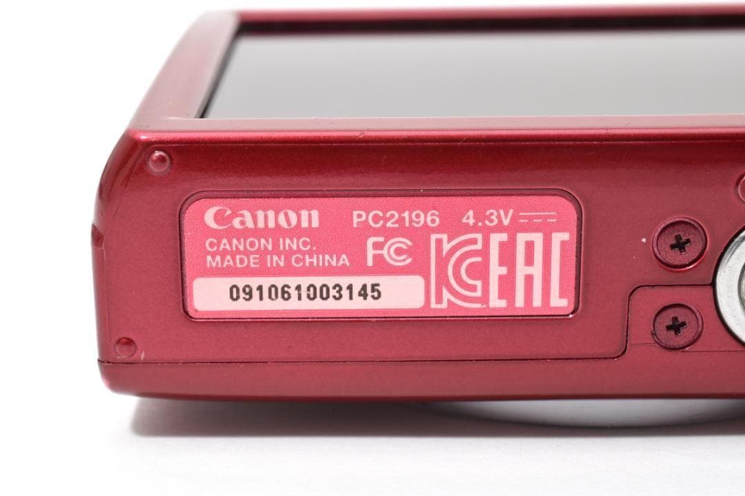 美品 キヤノン　Canon IXY 160 レッド 《箱・充電器付》＃A324