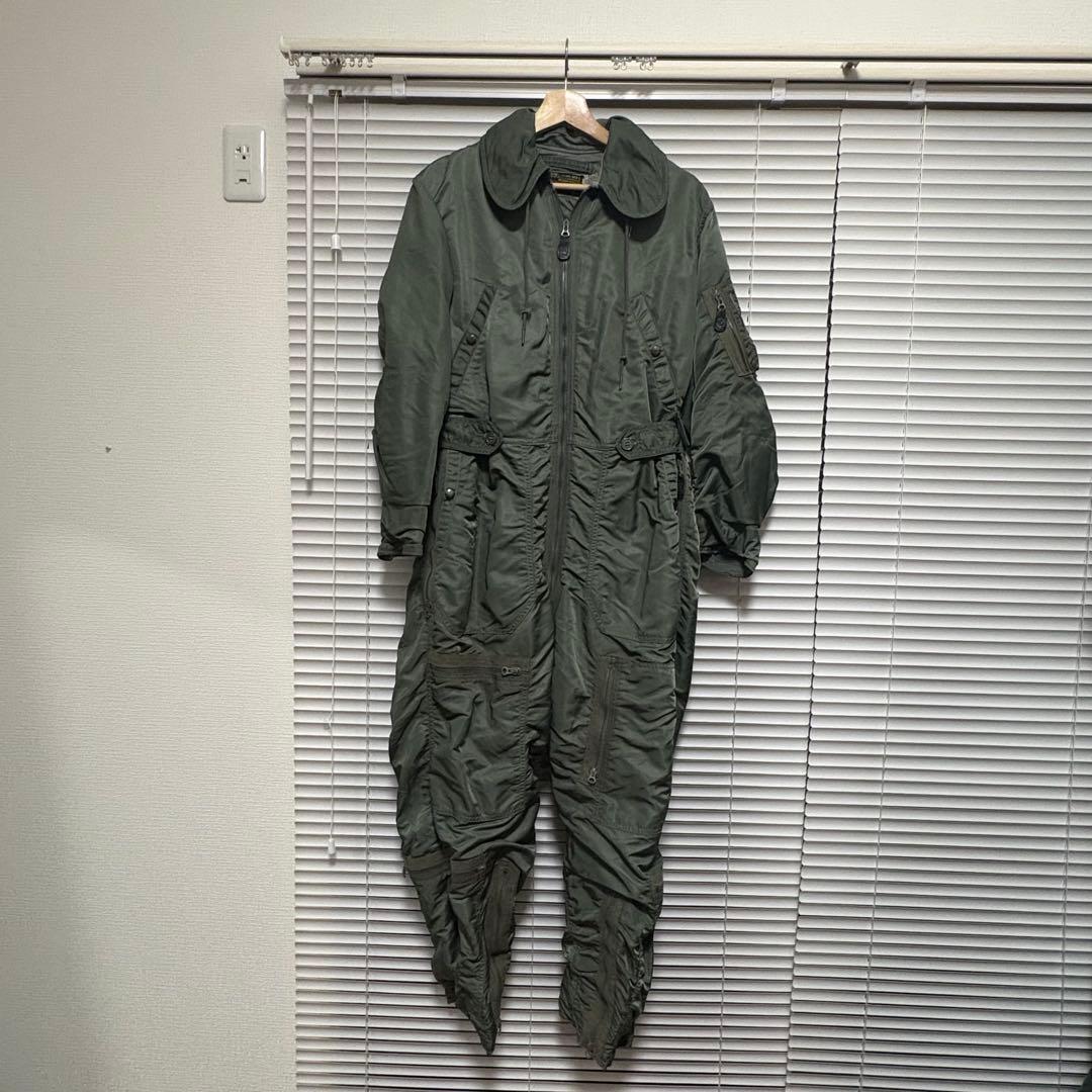 本日まで値下げ【美品】50S米国実物 CWU-1/P ミリタリー　フライトスーツ MA-1と同世代！【アメリカの軍服】空軍防寒パイロットスーツCWU-1P（2