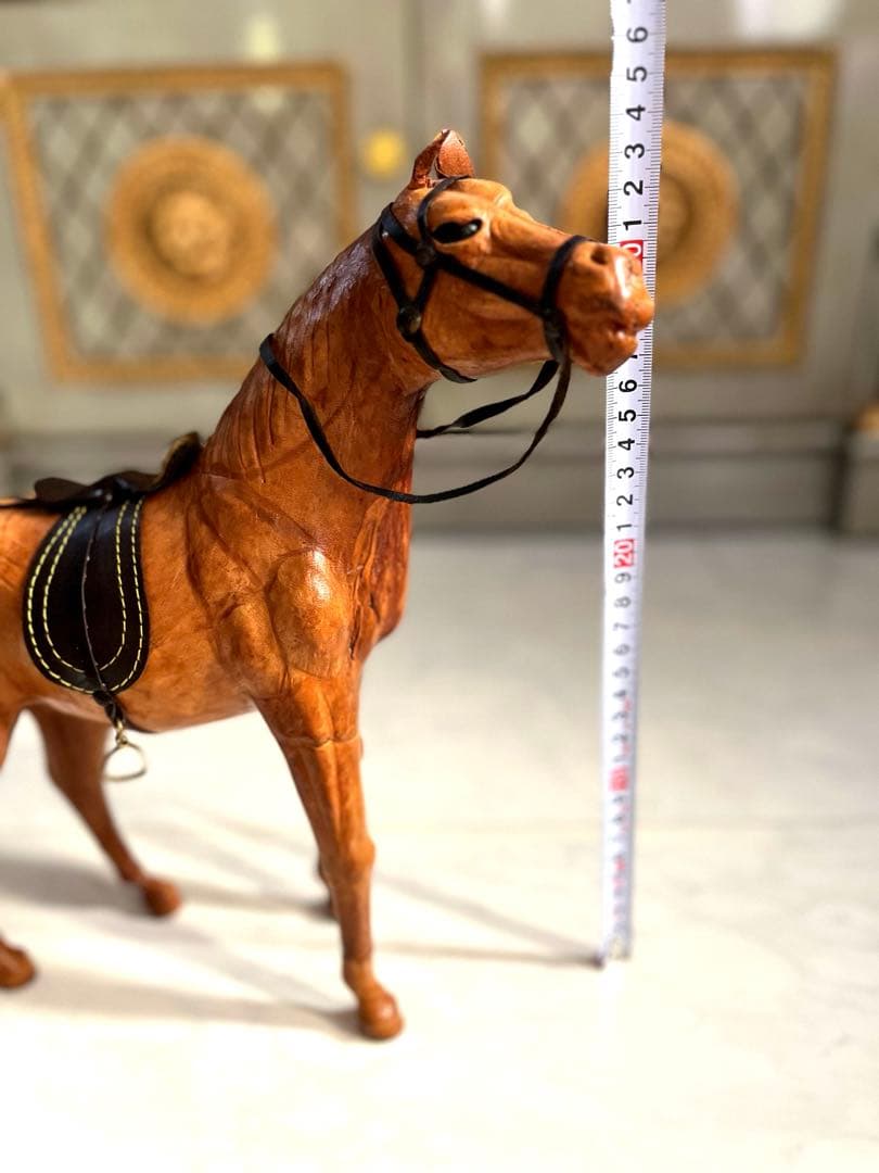 ヴィンテージ 馬 オブジェ レザー phigvel old joe RRL - メルカリ