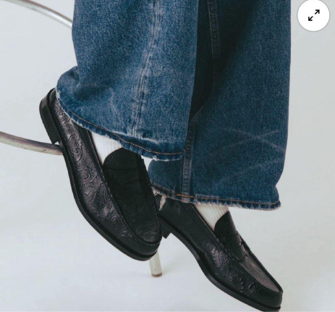 27.5cm The Kenford Fineshoes 全面ペイズリー