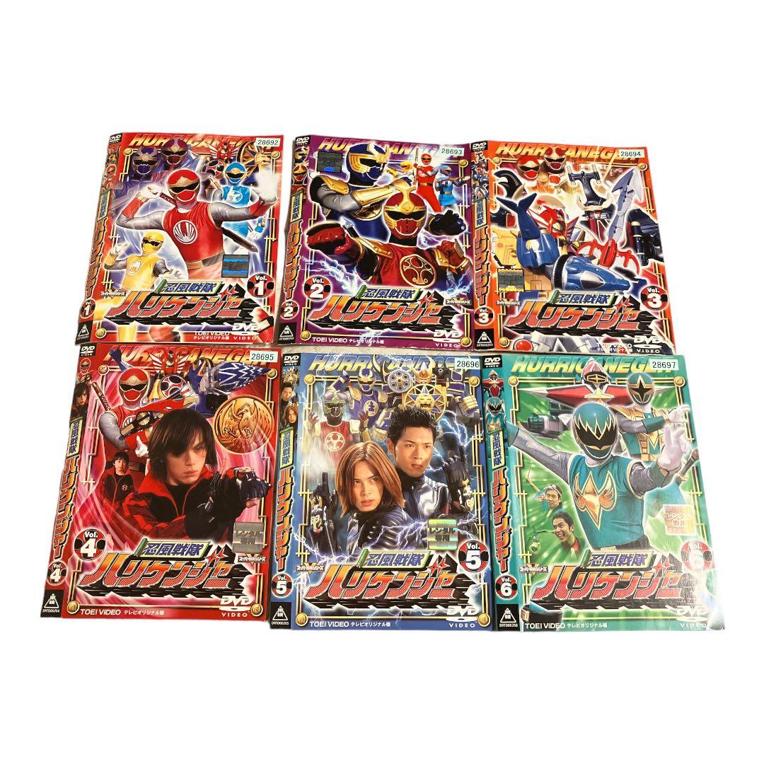 忍風戦隊ハリケンジャー DVD 全12巻 レンタル落ち 塩谷瞬 - メルカリ