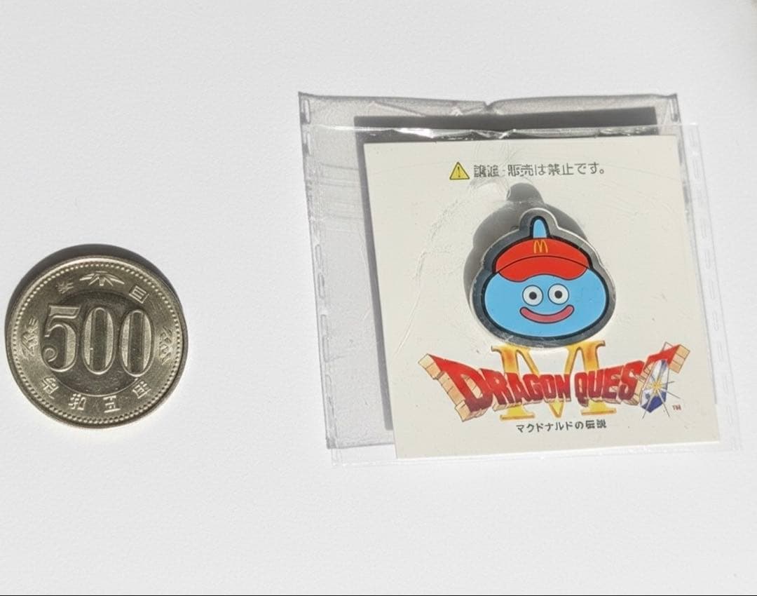 非売品】ドラクエ×マクドナルド コラボ スライム ピンバッジ 未開封