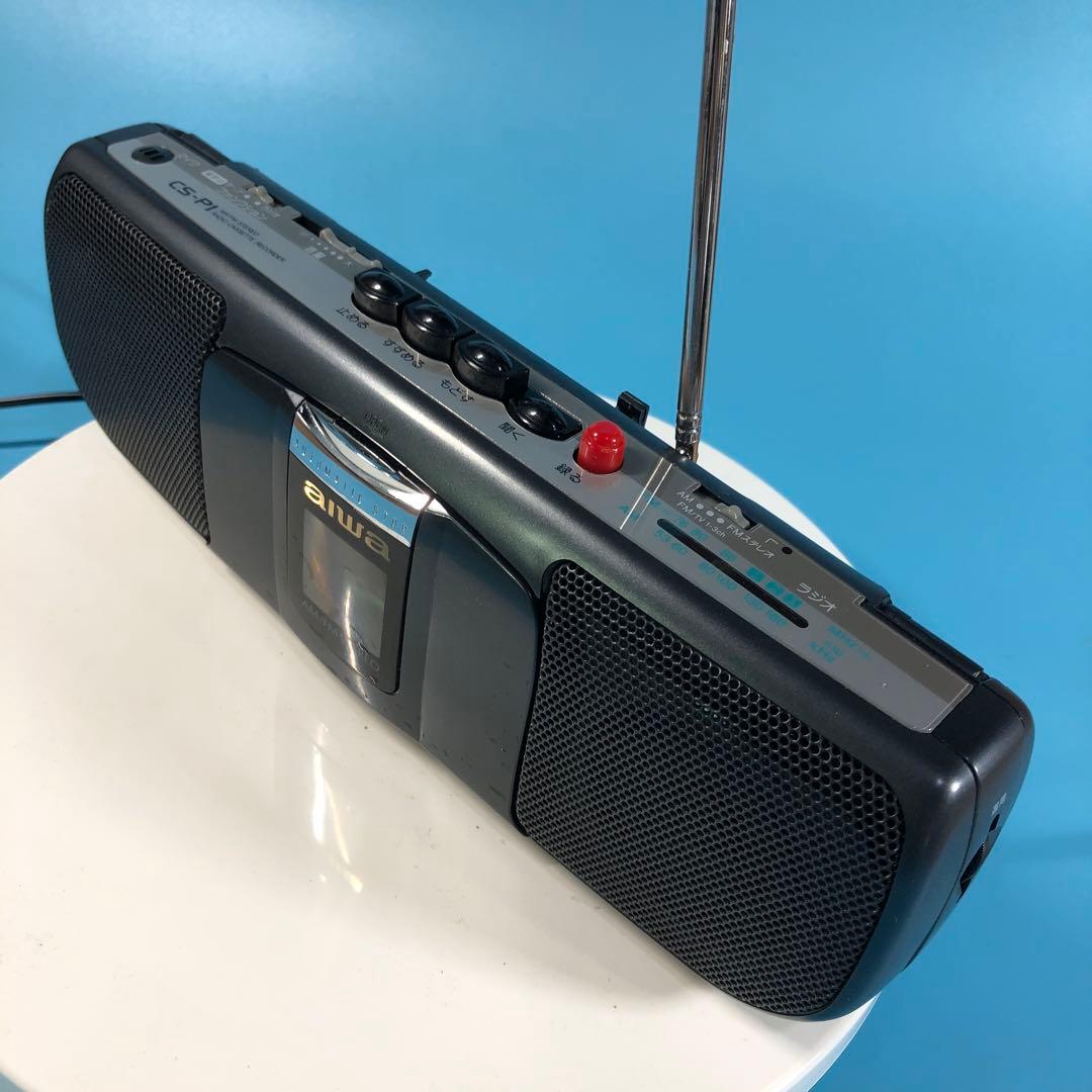 ラジオカセットレコーダー、AIWA、CS-P1 ヴィンテージ - メルカリ
