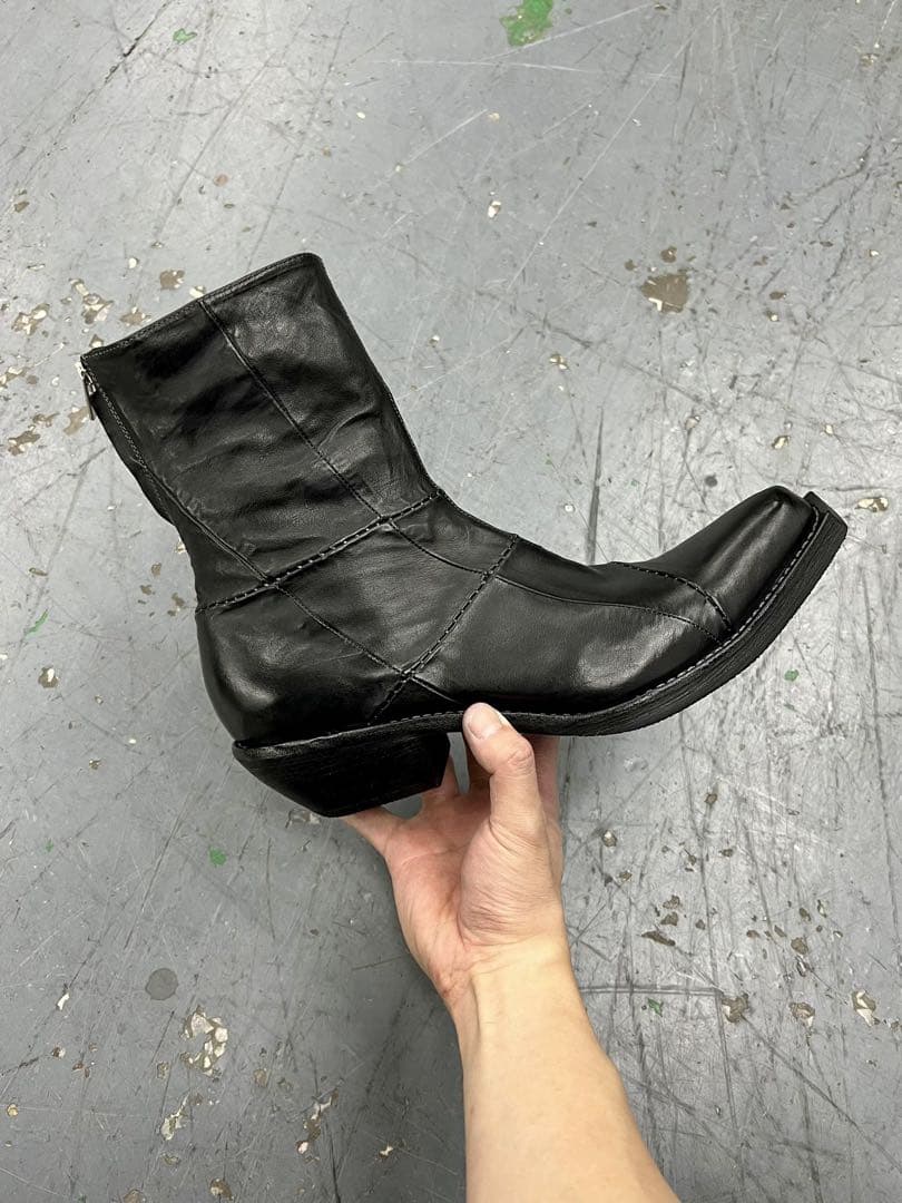Opium Dark Crest Side-Zip Heel Boots ブーツ