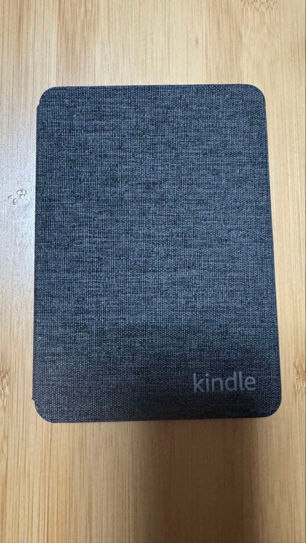 【てんてん】Kindle 無印 ファブリックカバー 保護フィルム付き 美品 Amazon B09NMZFDS2 Amazon純正 Kindle(2022年発売 第11世代)用