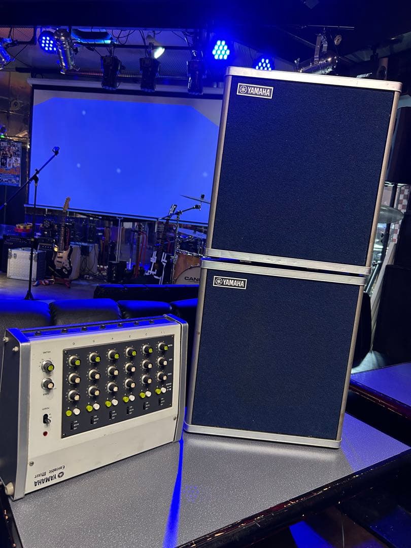 Yamaha 6チャンネルミキサーとスピーカーセット YAMAHA ヤマハ PA 音響システム スピーカー4台 イベントセット