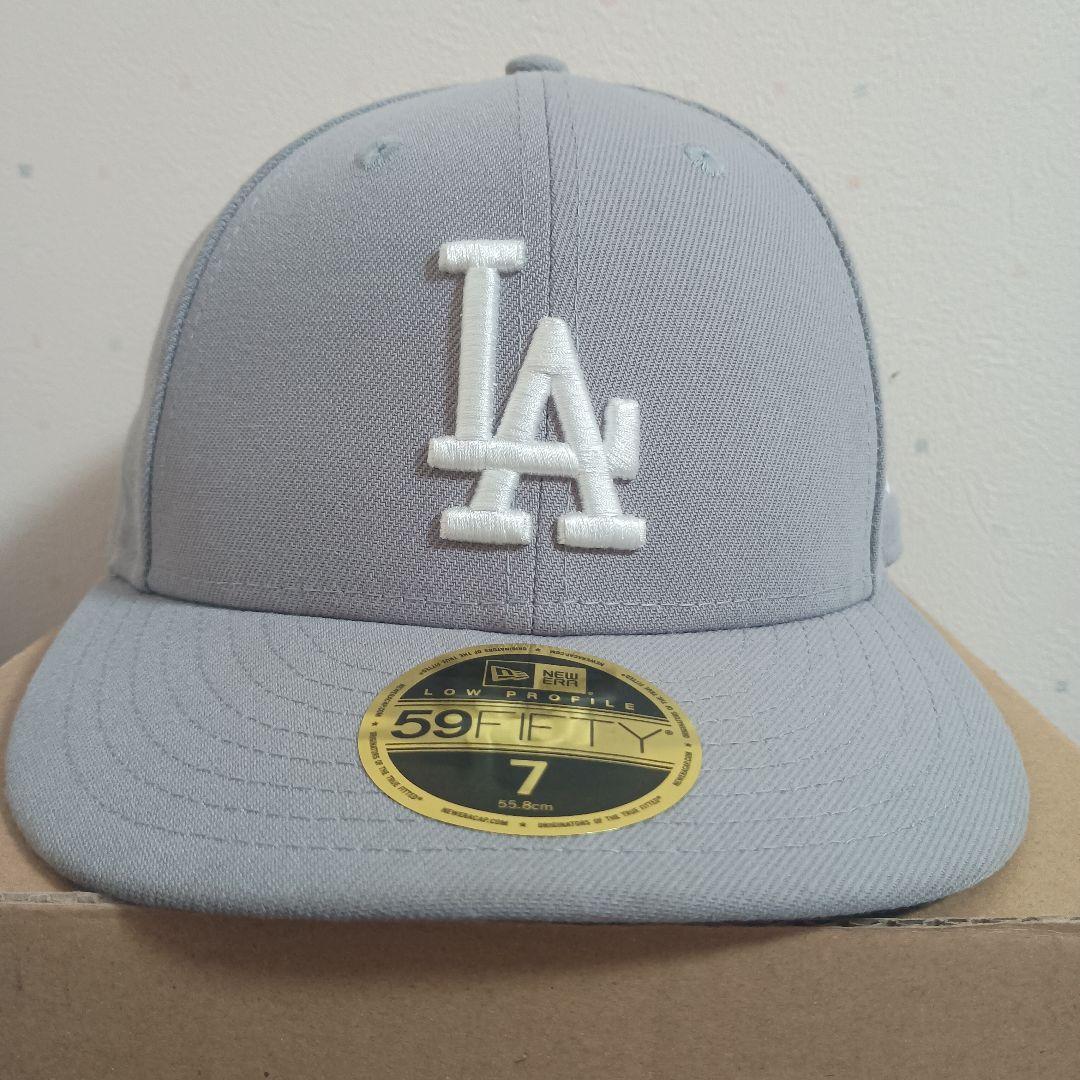 NEW ERA 59FIFTY LAキャップ グレー 7 - メルカリ