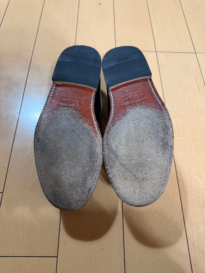 ghbass WEEJUNS ローファー白/黒 レザー 26.5cm　箱無し