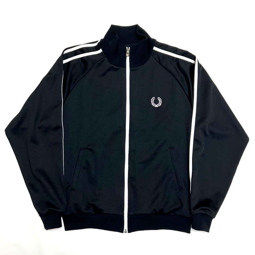 FRED PERRY フレッドペリー トラックジャケット ブラック FRED PERRY（フレッドペリー） ジャージ Taped Track Jacket／フレッド