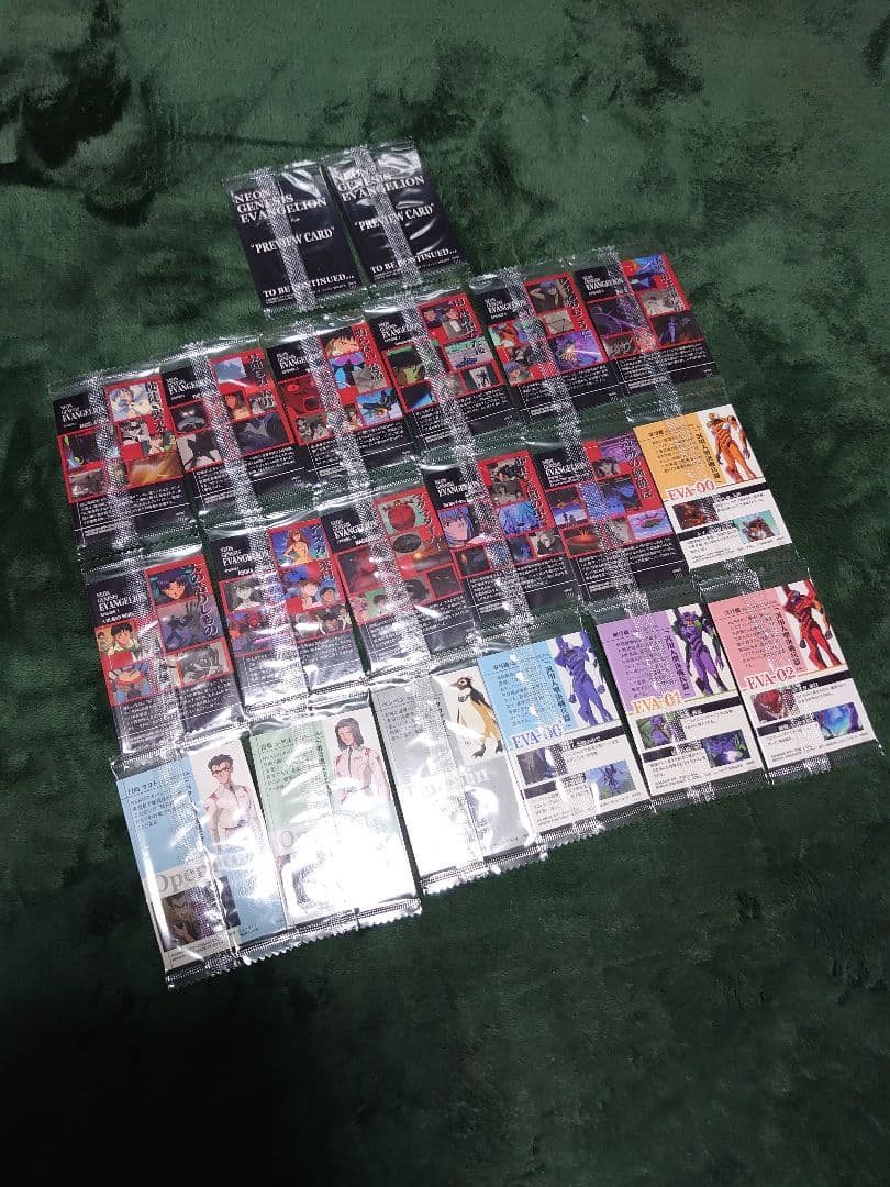 希少品 chap.1&2&3のみ 内袋未開封 エヴァンゲリオンウェハースカード