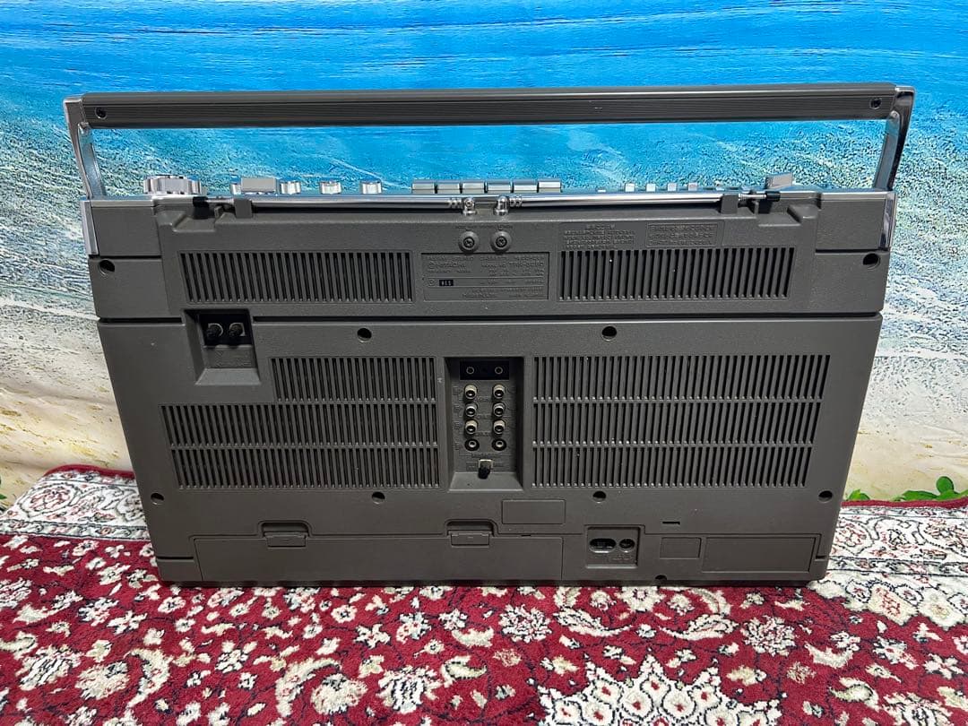 希少昭和レト日立 ラジカセTRK-8280 メンテナンス済み中古動作品美品