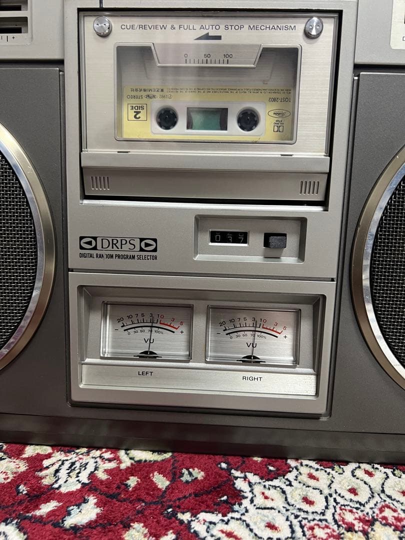 希少昭和レト日立 ラジカセTRK-8280 メンテナンス済み中古動作品美品