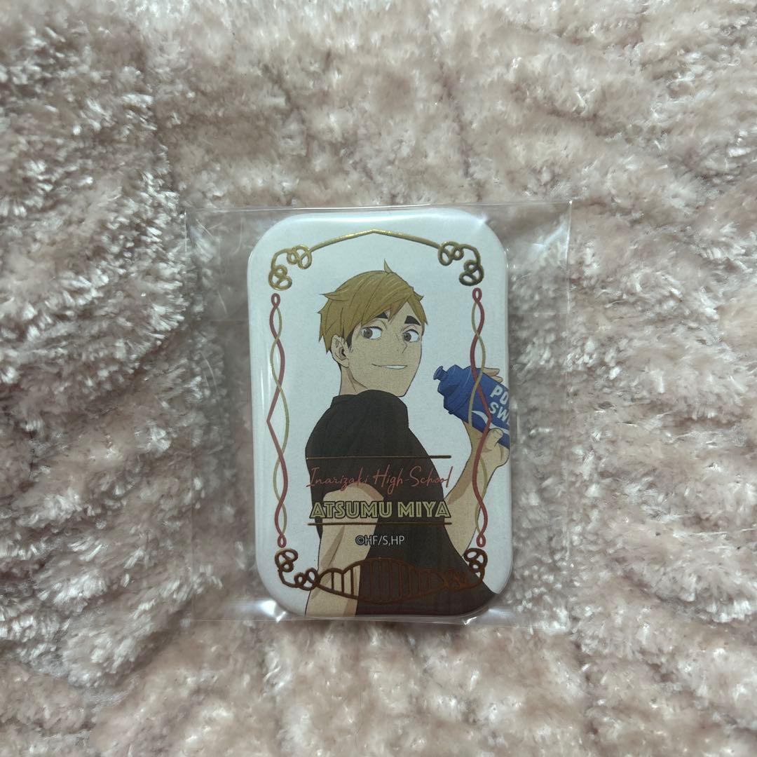 ハイキュー‼︎ 宮侑 スクエア缶バッジ セブンネット限定 クールダウン