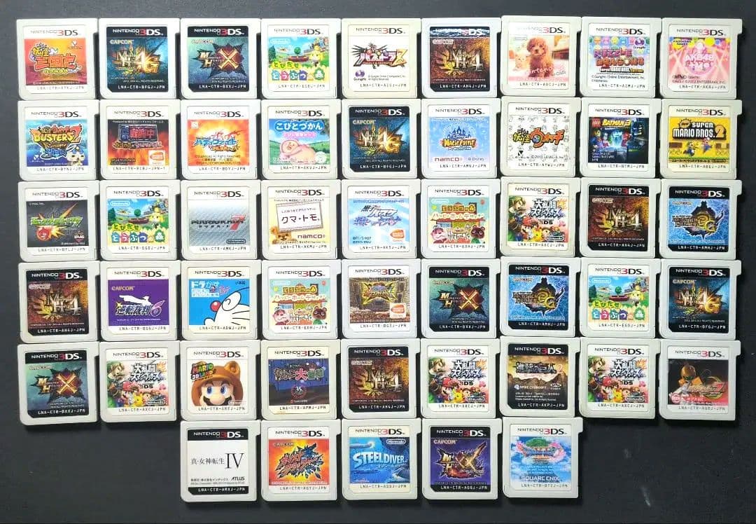 【ソフト単品】3DSソフト　まとめ売り　50点セット③　動作確認済み 3DS ソフトのみ 74個セット ダブり有 動作未確認｜Yahoo!フリマ（旧