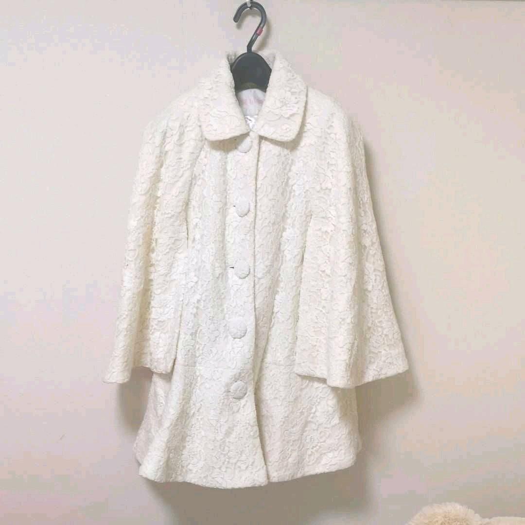 lizlisa リズリサ 総レース ポンチョコート ケープ コート - メルカリ