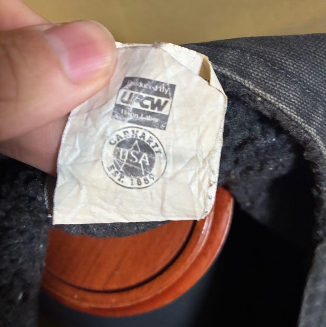 Carhartt v13ptI USA製フェードダック ベスト 裏ボア 古着 - メルカリ