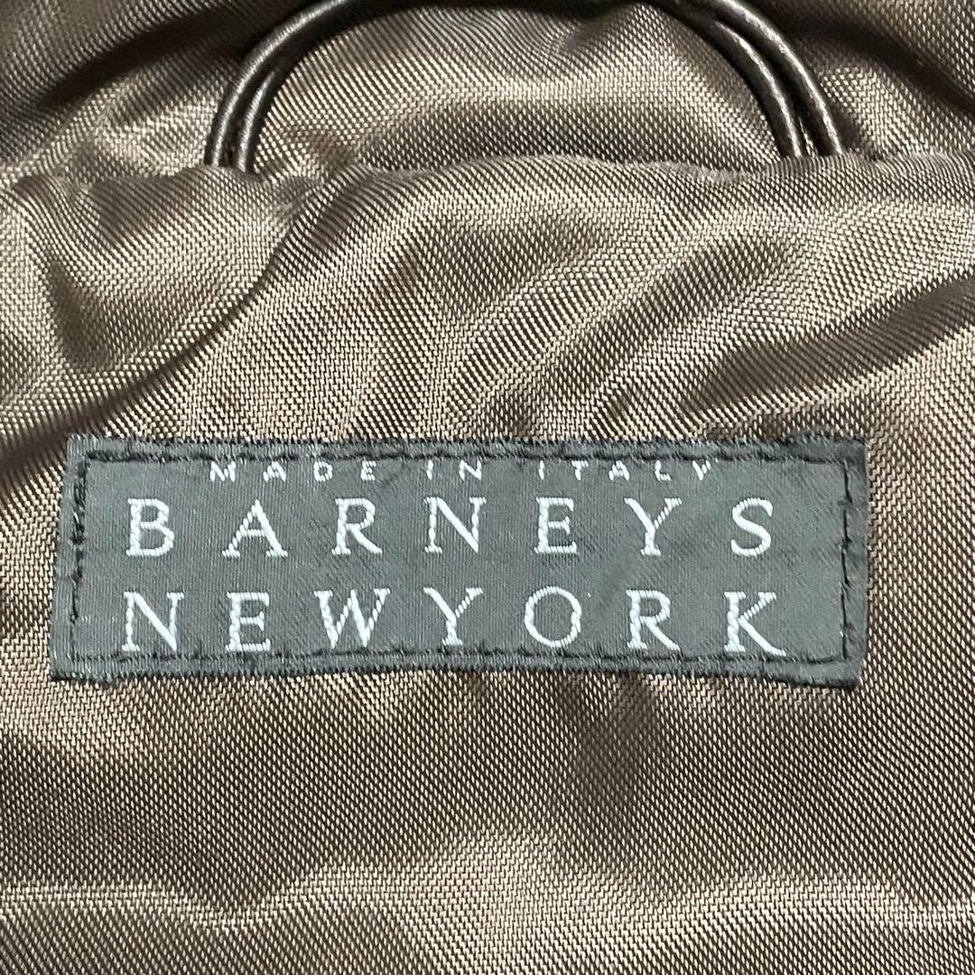 極美品 バーニーズニューヨーク ダウンジャケット イタリア製 ダーク