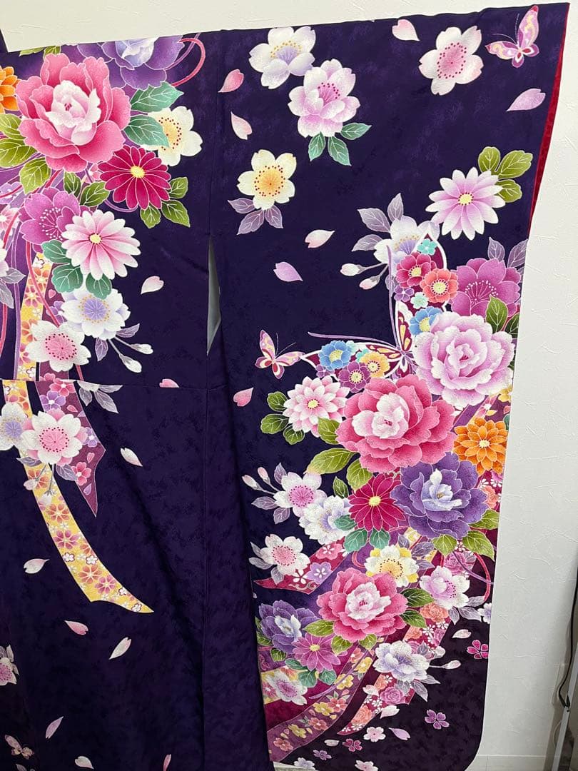 京都きもの友禅】豪華成人式着物 フルセット刺繍振袖 着物・浴衣