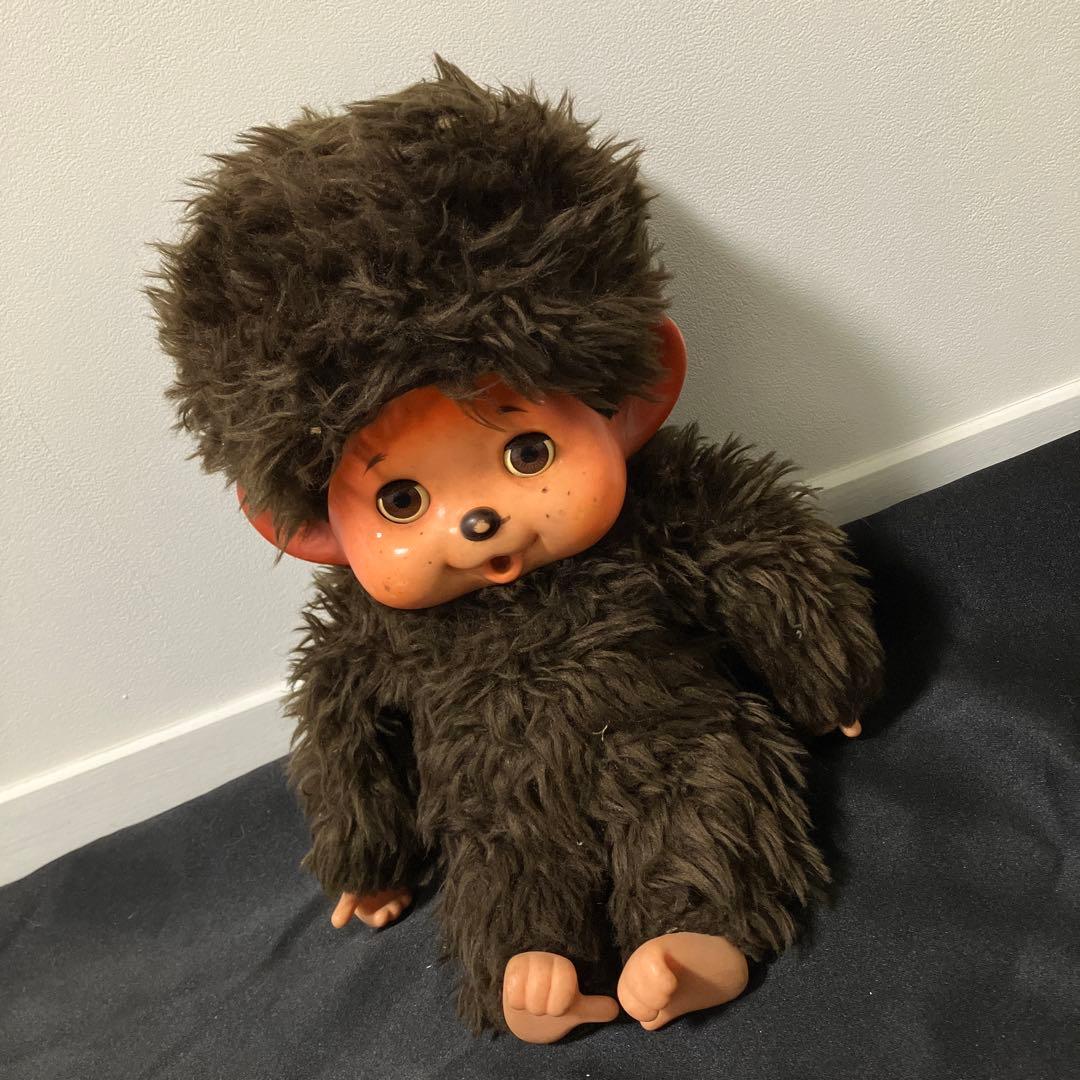 ☆R15 昭和レトロ セキグチ まぶた 可動式 モンチッチ ぬいぐるみ 人形