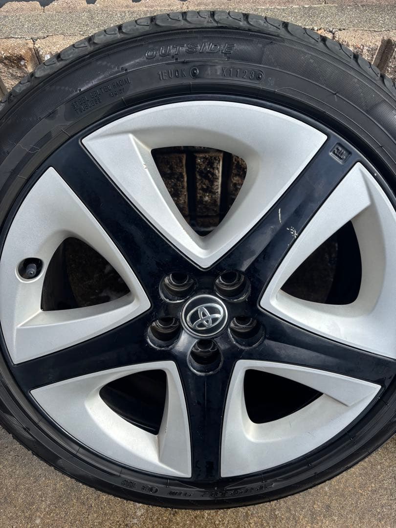 50プリウス 純正Sツーリングタイヤホイールセット　215/45/17R