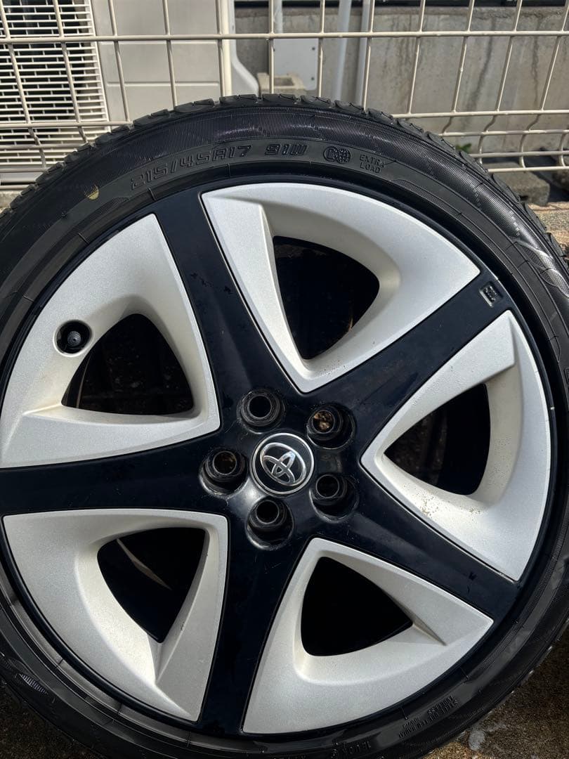 50プリウス 純正Sツーリングタイヤホイールセット　215/45/17R
