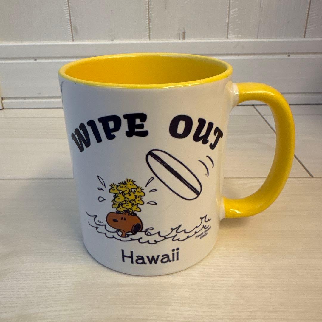 稀少 ハワイ限定 スヌーピー SURF'S UP マグカップ 日焼けスヌーピー