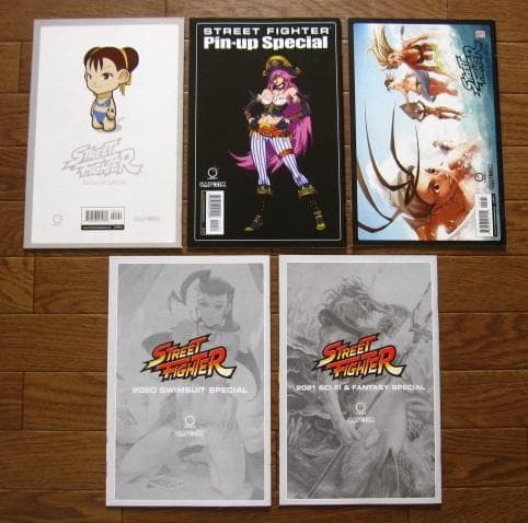 STREET FIGHTER SWIMSUIT SPECIAL　UDON　5冊組