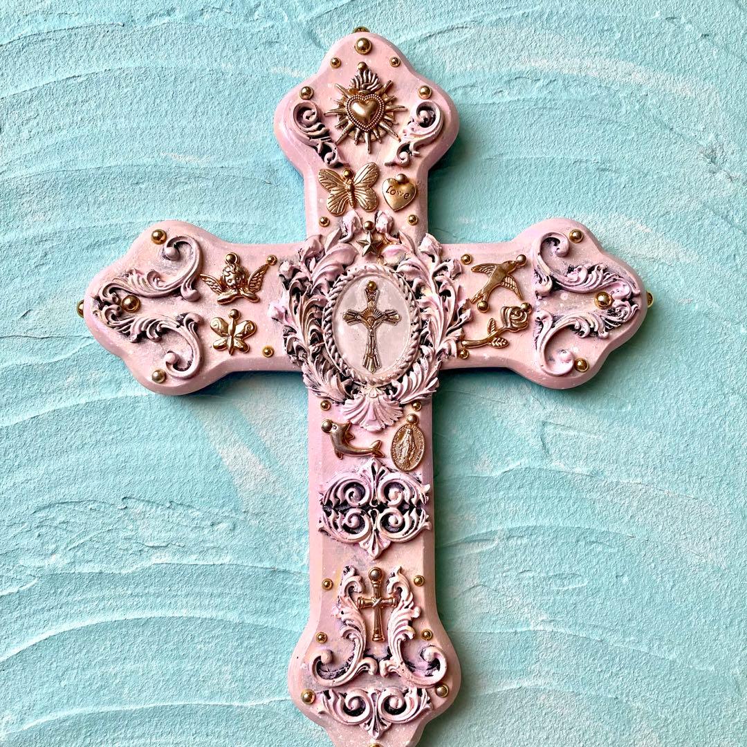 十字架　ウォールデコ　ウォールアート　メキシコ雑貨　壁飾り　ミラグロクロス ミラグロクロス、十字架/メキシコ雑貨