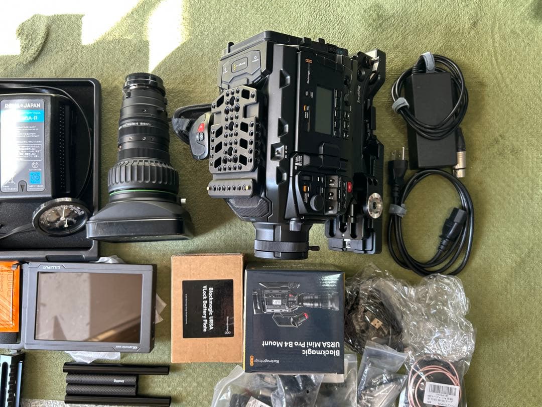 超お得セット)URSA Mini Pro 4.6K (撮影+記録+音響類完備)