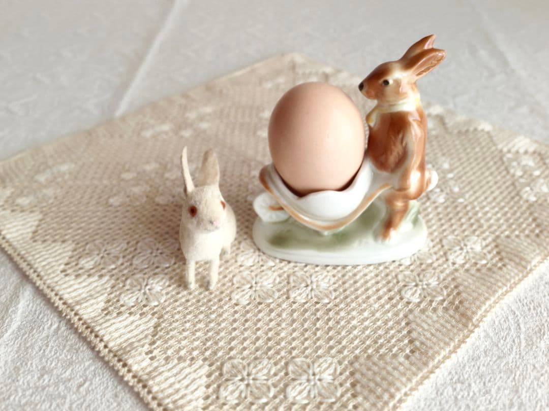 【✳︎toto✳︎さま】vintage ୨୧ 真っ白な 可愛い ウサちゃん