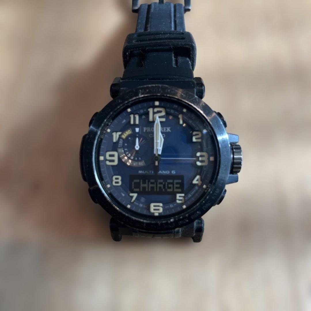 カシオ　プロトレック　5571 電波ソーラー カシオ プロトレック CASIO PRO TREK 電波 ソーラー 腕時計 メンズ