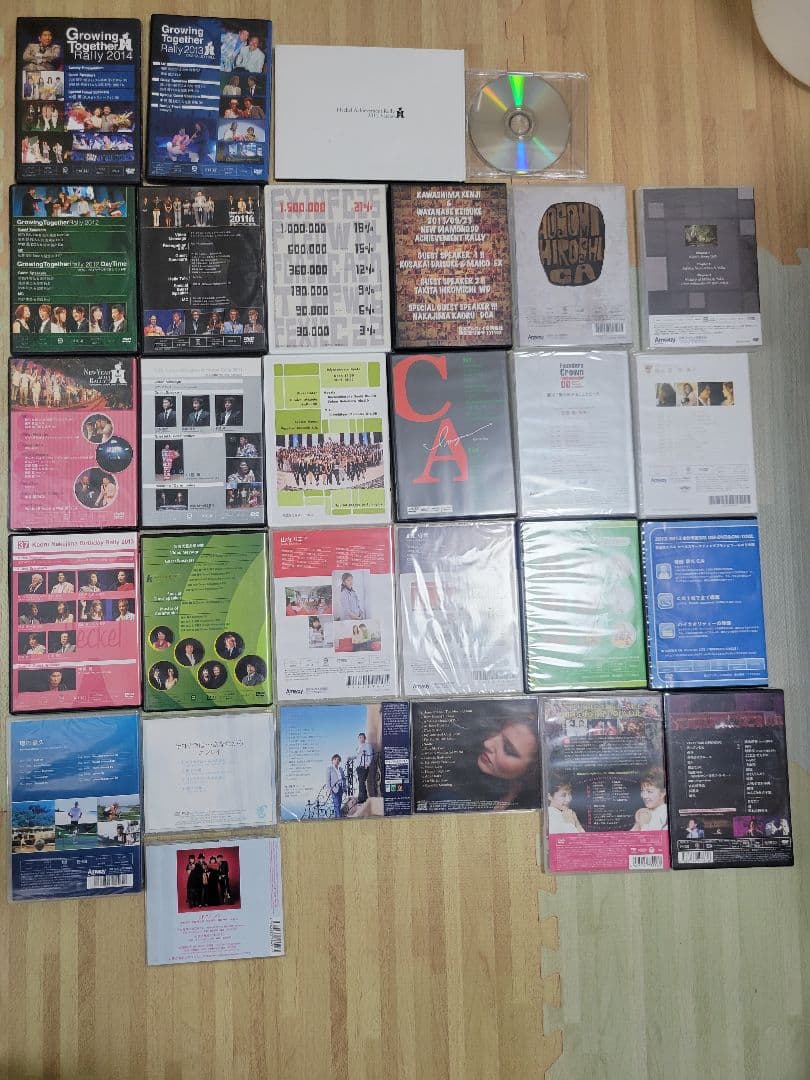 レア商品。美品。アムウェイ ビジネスツール DVD25枚、CD4枚、計29枚