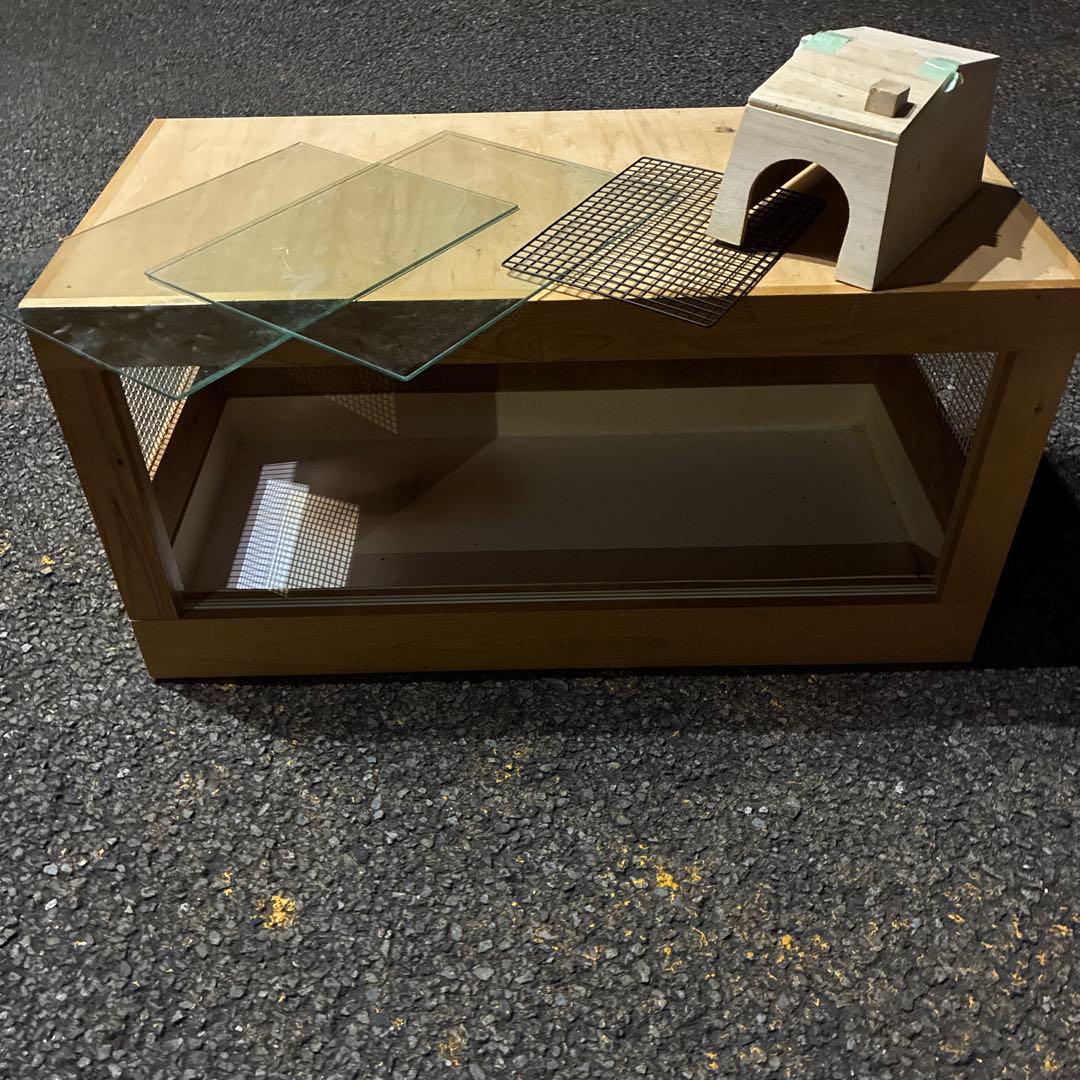 hw様専用ケージ幅90×高さ30×奥行き40アカシア集成材20ミリ！強化ケージ