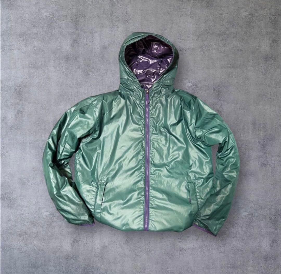 old UNIQLO 00s down jacket y2k 光沢 キルティング - メルカリ