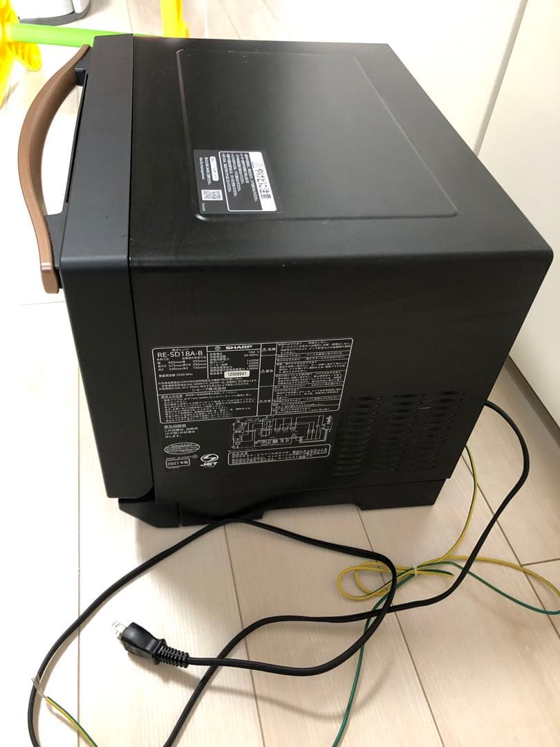 シャープ 電子レンジ ジャンク品 2021年 RE-SD18A-B C15エラー - メルカリ